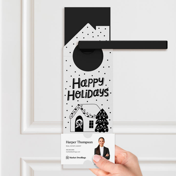 Happy Holidays Door Hangers Holiday Door Hanger Market Dwellings