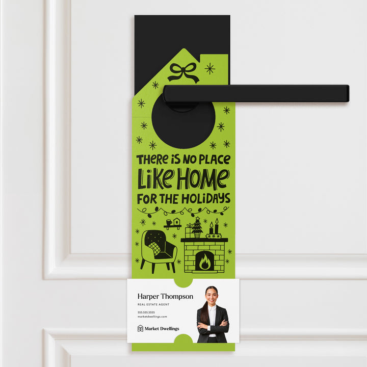 There Is No Place Like Home For The Holidays Door Hangers Holiday Door Hanger Market Dwellings GREEN APPLE