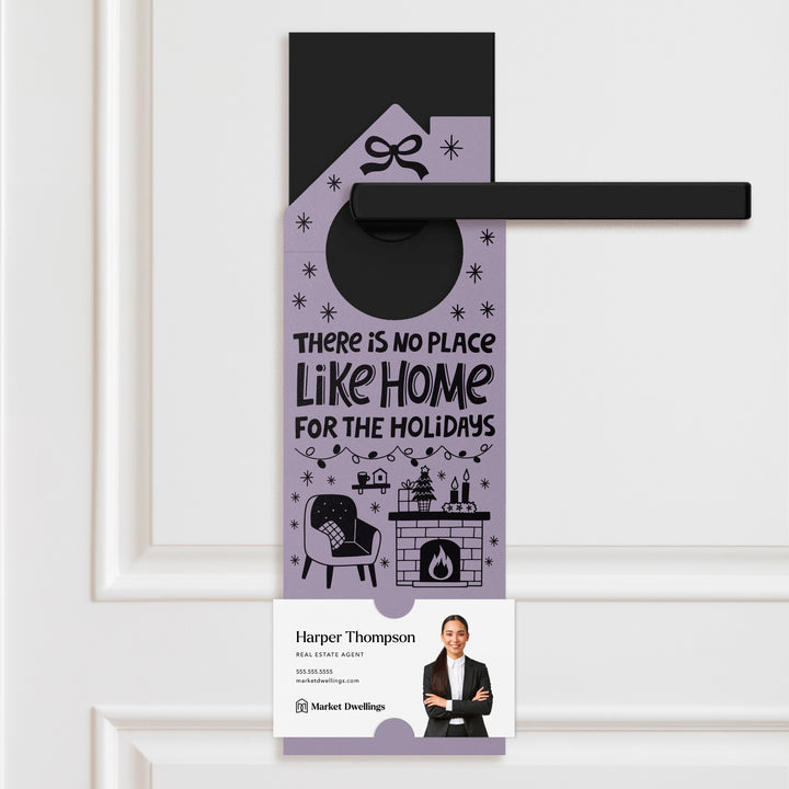 There Is No Place Like Home For The Holidays | Christmas Winter Door Hangers | 123-DH002 Door Hanger Market Dwellings ARCTIC