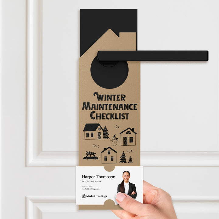 Winter Maintenance Checklist Door Hangers Season Door Hanger Market Dwellings