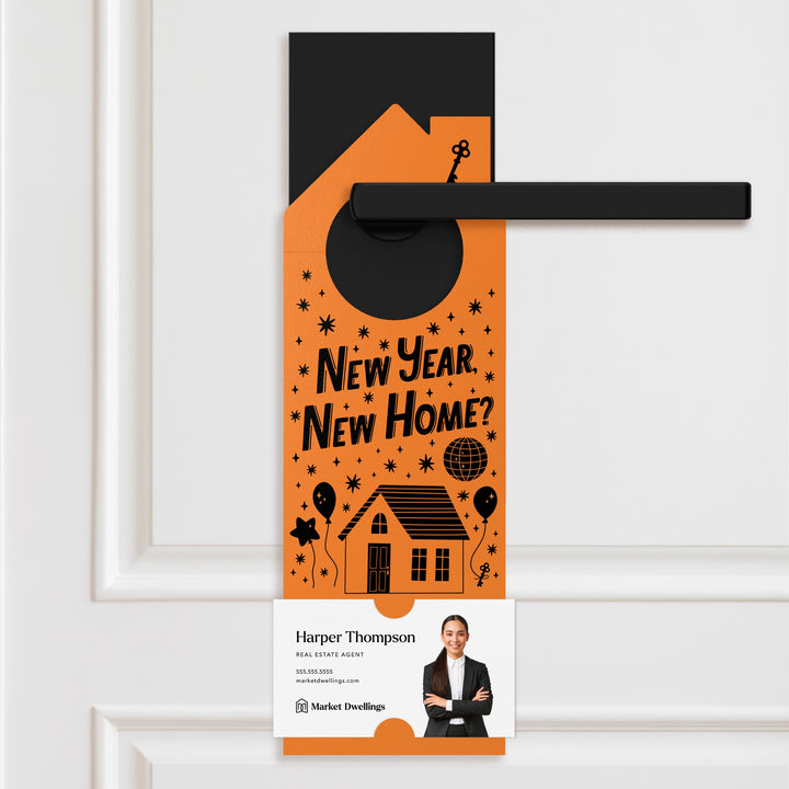New Year, New Home? Door Hangers Holiday Door Hanger Market Dwellings CARROT