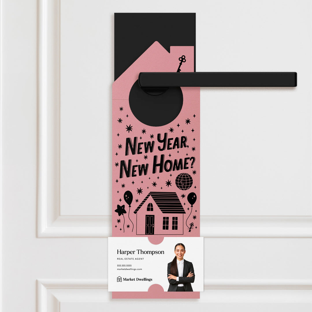 New Year, New Home? | New Year Door Hangers | 138-DH002 Door Hanger Market Dwellings ARCTIC