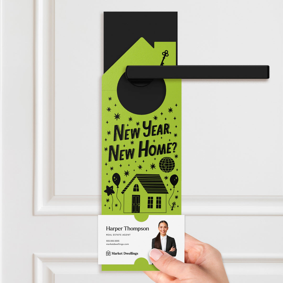 New Year, New Home? Door Hangers Holiday Door Hanger Market Dwellings