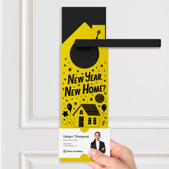 New Year, New Home? Door Hangers Holiday Door Hanger Market Dwellings