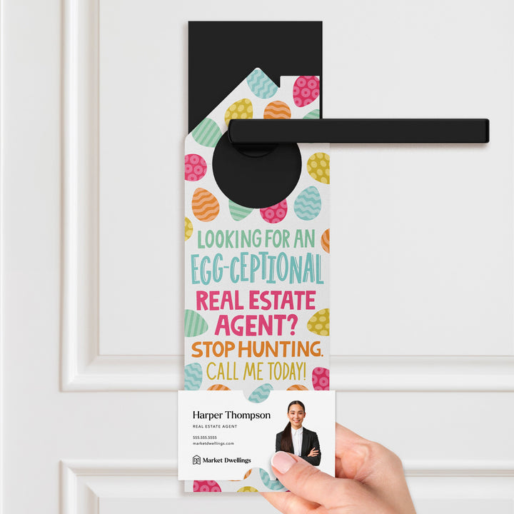 Looking For An Egg-Ceptional Real Estate Agent? Door Hangers Season Door Hanger Market Dwellings