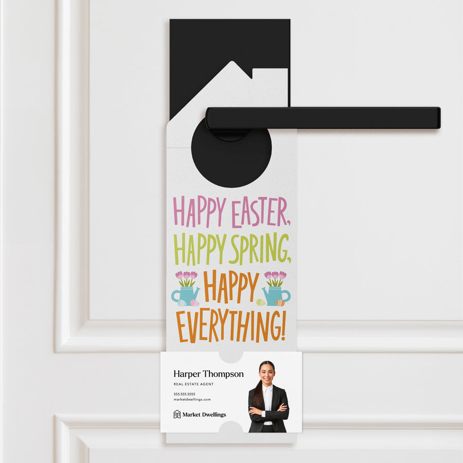 Happy Easter, Happy Spring, Happy Everything! Door Hangers Holiday Door Hanger Market Dwellings