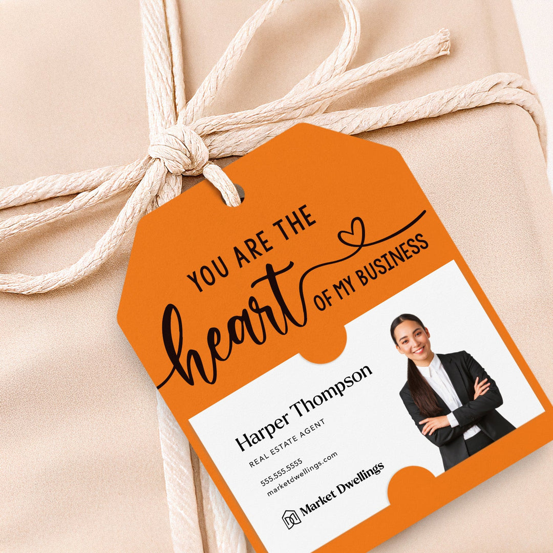 You are the Heart of My Business Gift Tags | Gift Tags Gift Tag Market Dwellings
