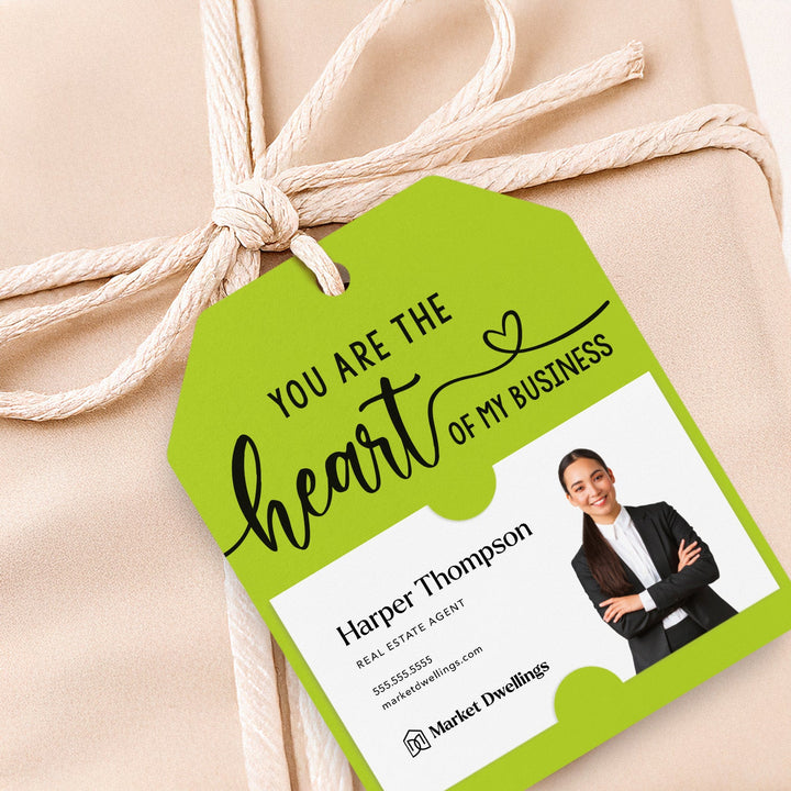 You are the Heart of My Business Gift Tags | Gift Tags Gift Tag Market Dwellings