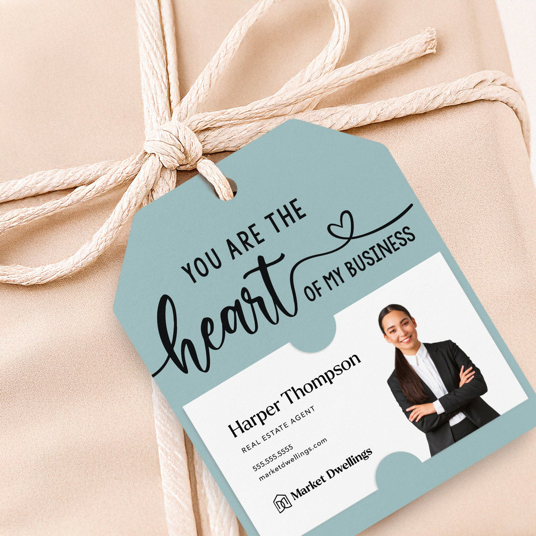 You are the Heart of My Business Gift Tags | Gift Tags Gift Tag Market Dwellings
