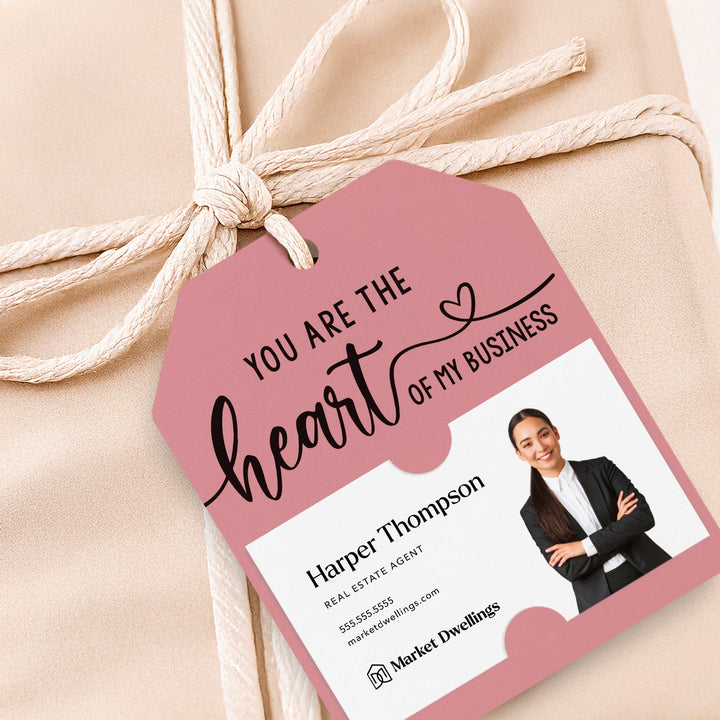 You are the Heart of My Business Gift Tags | Gift Tags