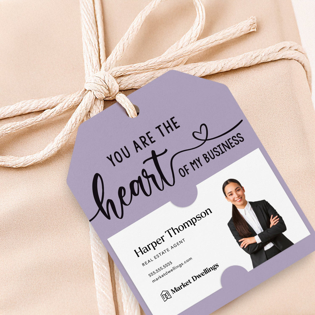 You are the Heart of My Business Gift Tags | Gift Tags