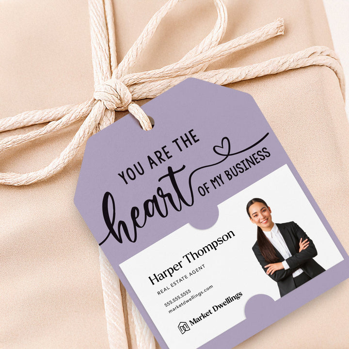 You are the Heart of My Business Gift Tags | Gift Tags