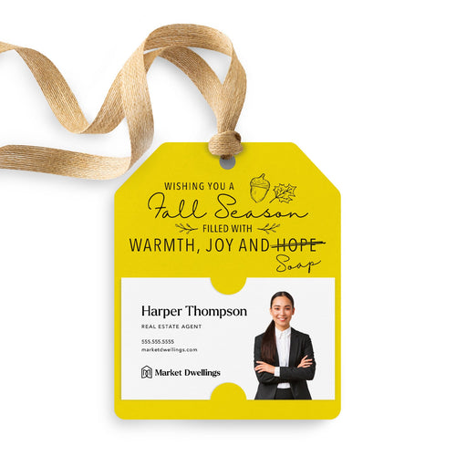 Wishing You A Fall Season Filled With Warmth, Joy and Soap | Gift Tags Gift Tag Market Dwellings LEMON 12