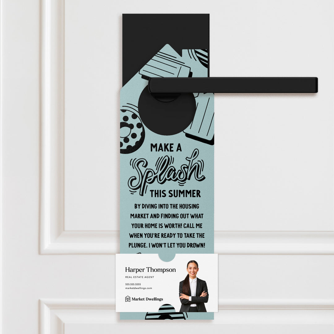 Make A Splash This Summer Door Hangers Season Door Hanger Market Dwellings LIGHT BLUE