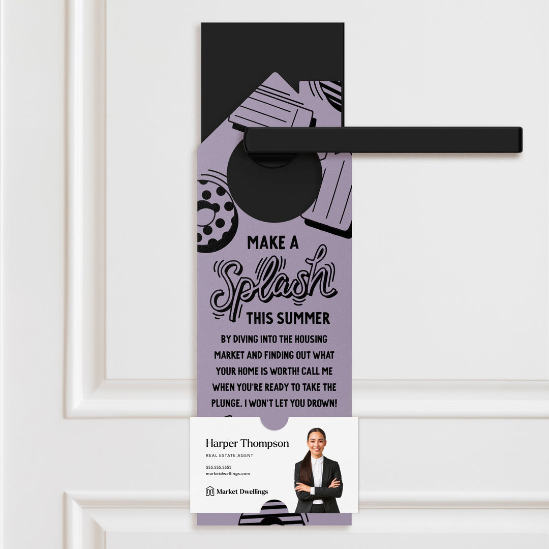 Make A Splash This Summer Door Hangers Season Door Hanger Market Dwellings LIGHT PURPLE