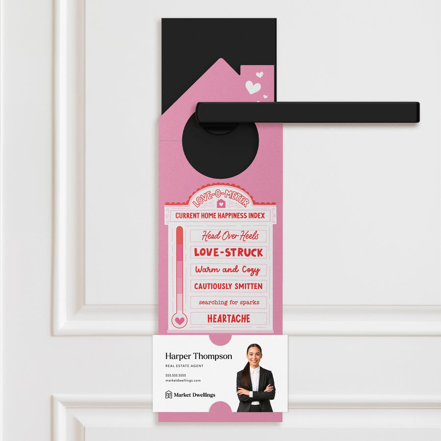 Love-O-Meter Door Hangers Holiday Door Hanger Market Dwellings