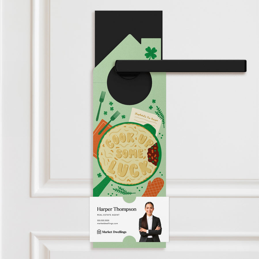 Cook Up Some Luck Door Hangers Holiday Door Hanger Market Dwellings