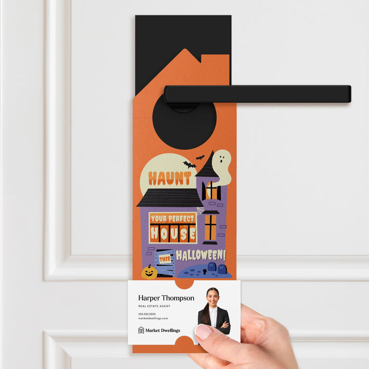 Haunt Your Perfect House This Halloween! Door Hangers Holiday Door Hanger Market Dwellings