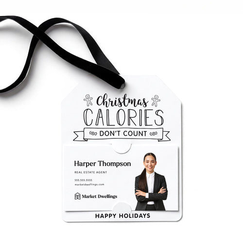 Christmas Calories Don't Count | Gift Tags Gift Tag Market Dwellings WHITE 12