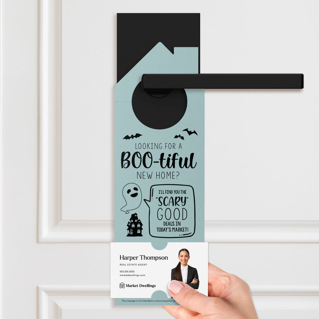 Looking For A BOO-tiful New Home? Door Hangers Holiday Door Hanger Market Dwellings