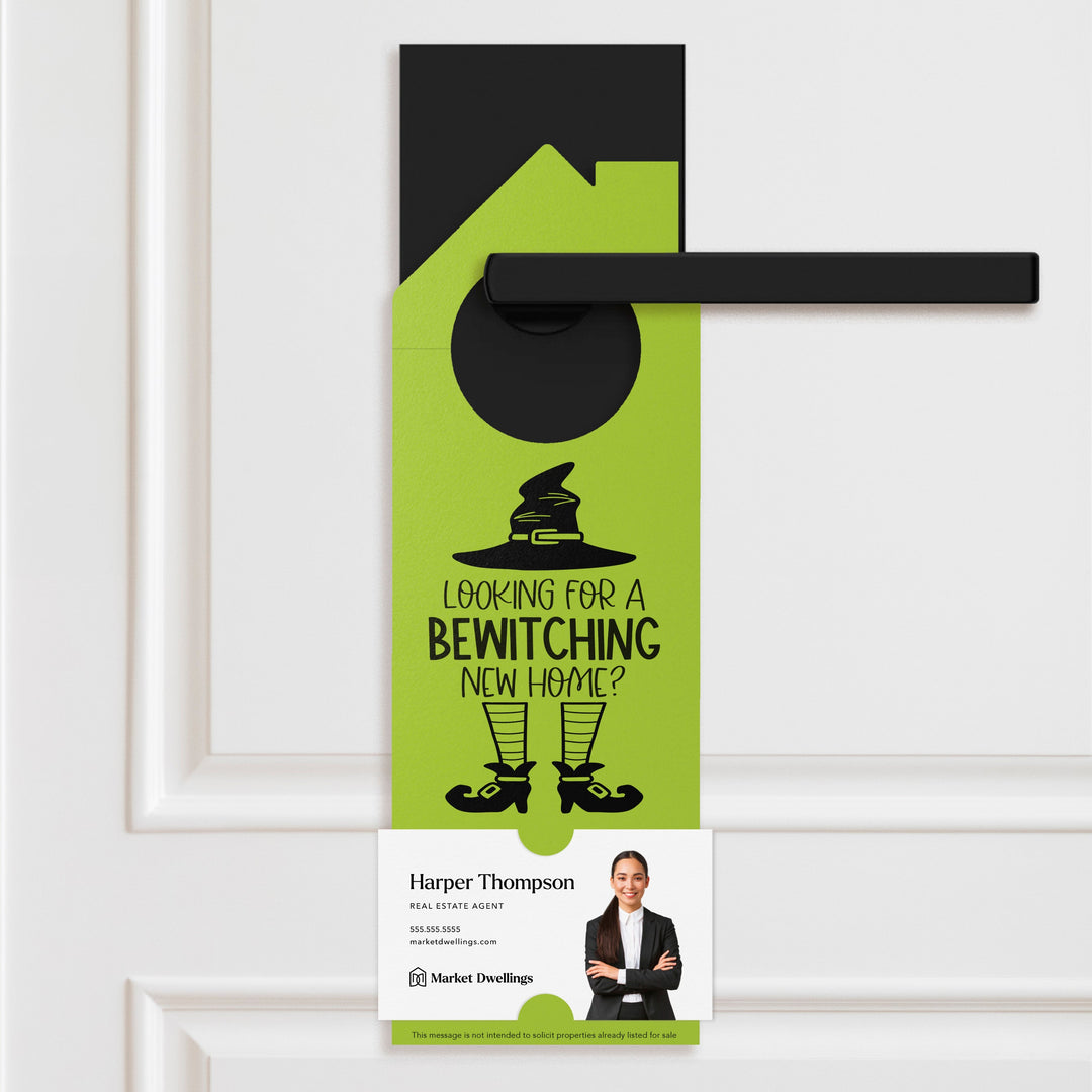 Looking For A Bewitching New Home? Door Hangers Holiday Door Hanger Market Dwellings GREEN APPLE