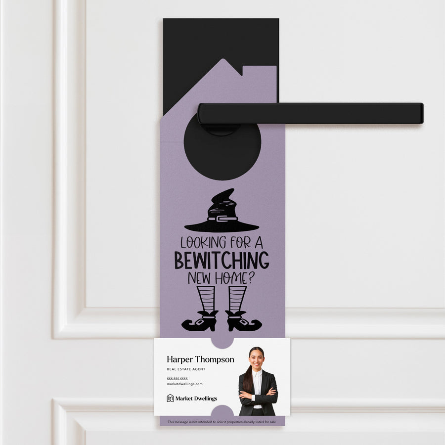 Looking For A Bewitching New Home? Door Hangers Holiday Door Hanger Market Dwellings LIGHT PURPLE