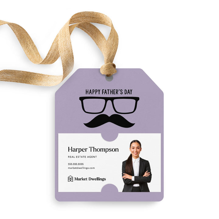 Happy Father's Day | Gift Tags Gift Tag Market Dwellings LIGHT PURPLE