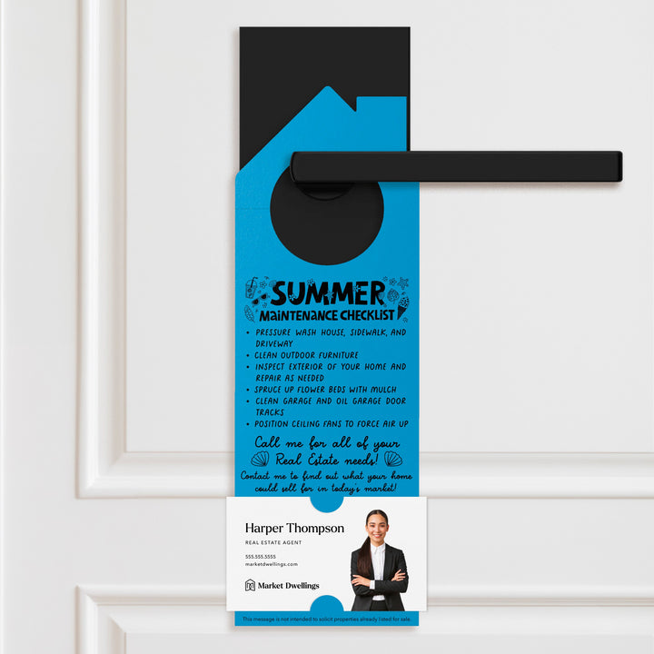 Summer Real Estate Maintenance Checklist Door Hangers Season Door Hanger Market Dwellings ARCTIC