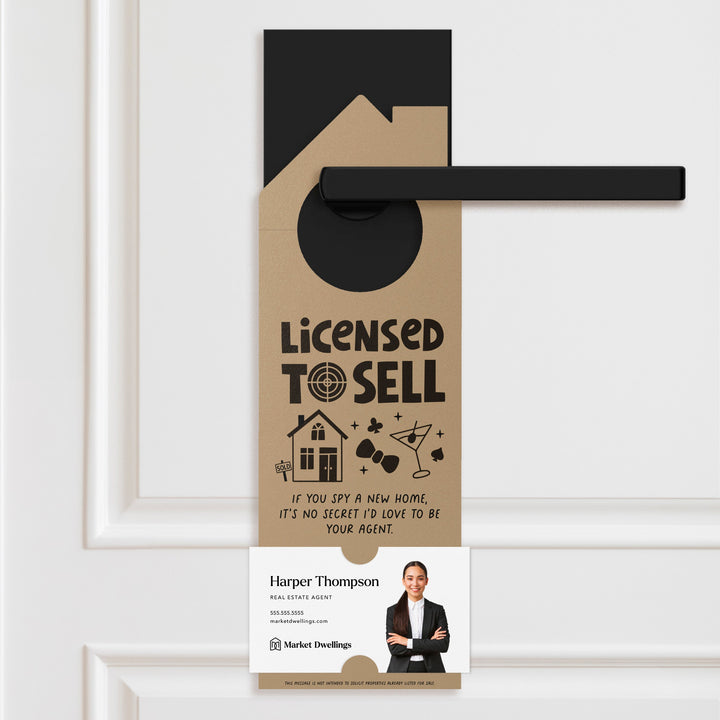 Licensed to Sell Door Hangers Holiday Door Hanger Market Dwellings KRAFT