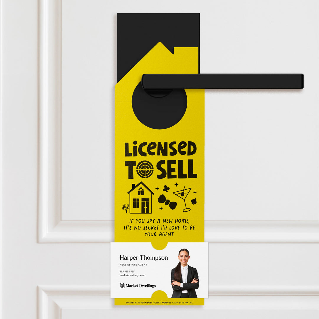 Licensed to Sell Door Hangers Holiday Door Hanger Market Dwellings LEMON
