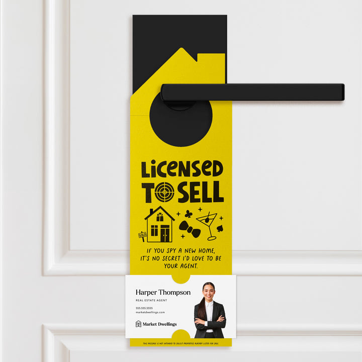 Licensed to Sell Door Hangers Holiday Door Hanger Market Dwellings LEMON