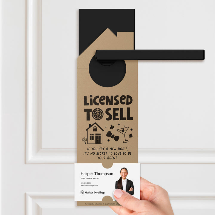 Licensed to Sell Door Hangers Holiday Door Hanger Market Dwellings