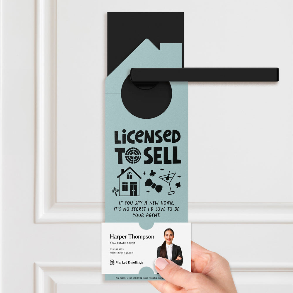 Licensed to Sell Door Hangers Holiday Door Hanger Market Dwellings