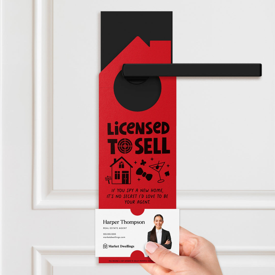 Licensed to Sell Door Hangers Holiday Door Hanger Market Dwellings