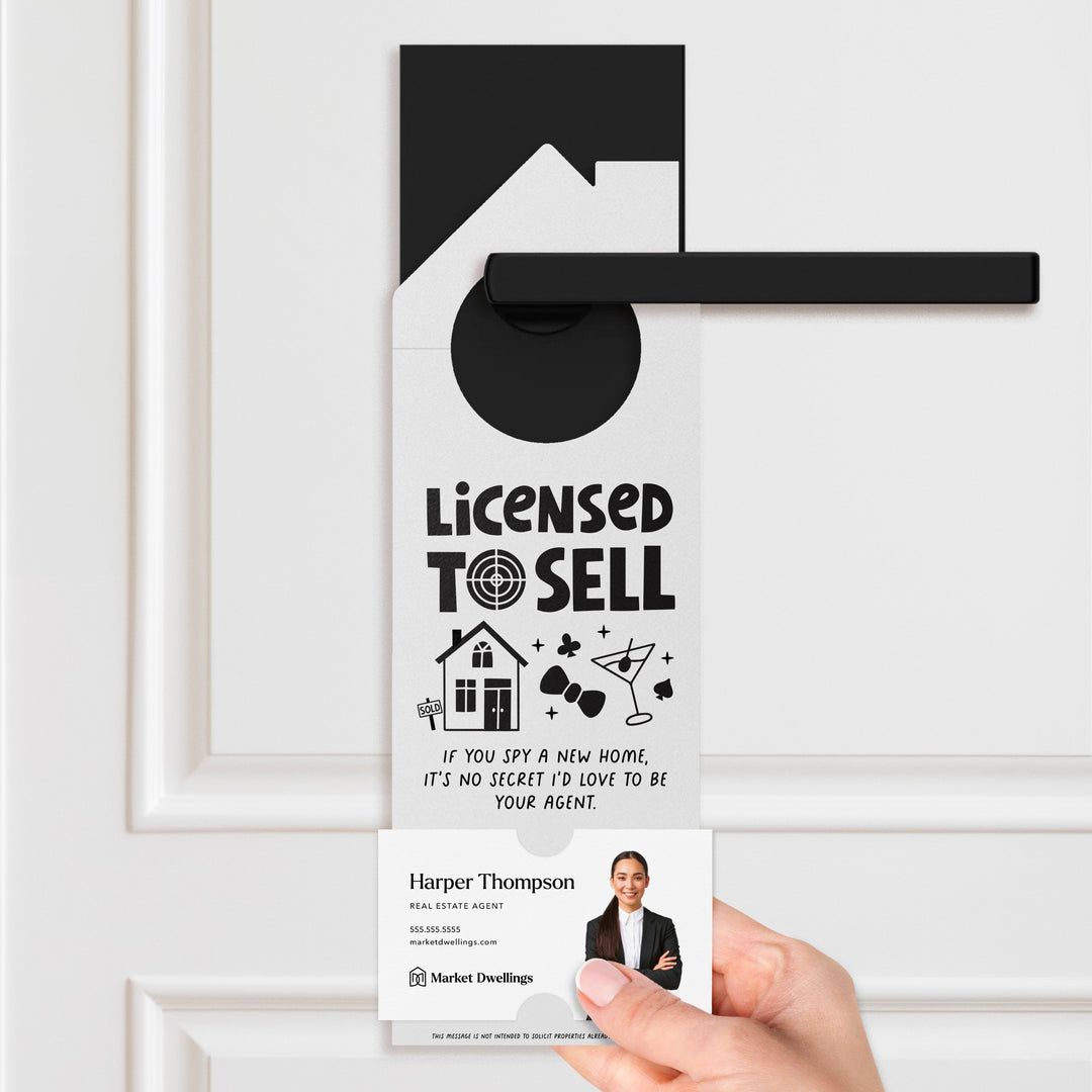 Licensed to Sell Door Hangers Holiday Door Hanger Market Dwellings