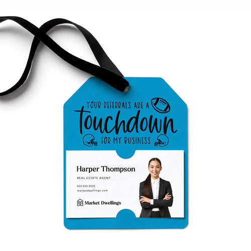 Your Referrals Are A Touchdown For My Business | Gift Tags Gift Tag Market Dwellings ARCTIC 12
