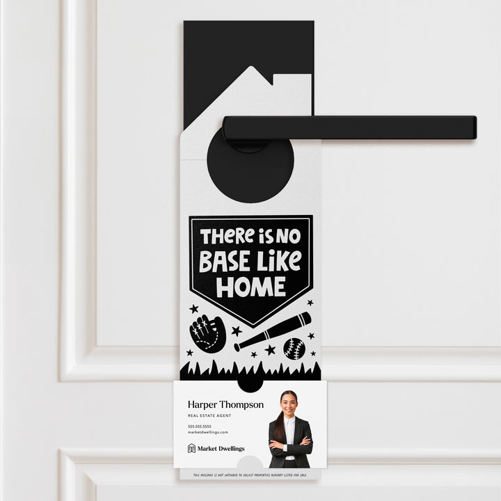 There Is No Base Like Home Door Hangers Season Door Hanger Market Dwellings WHITE