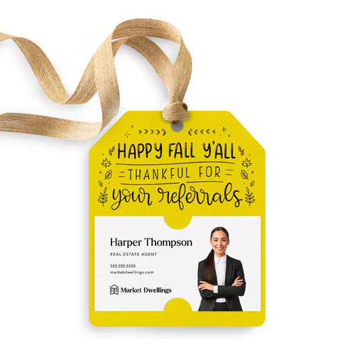 Happy Fall Y'all | Gift Tags Gift Tag Market Dwellings LEMON 12