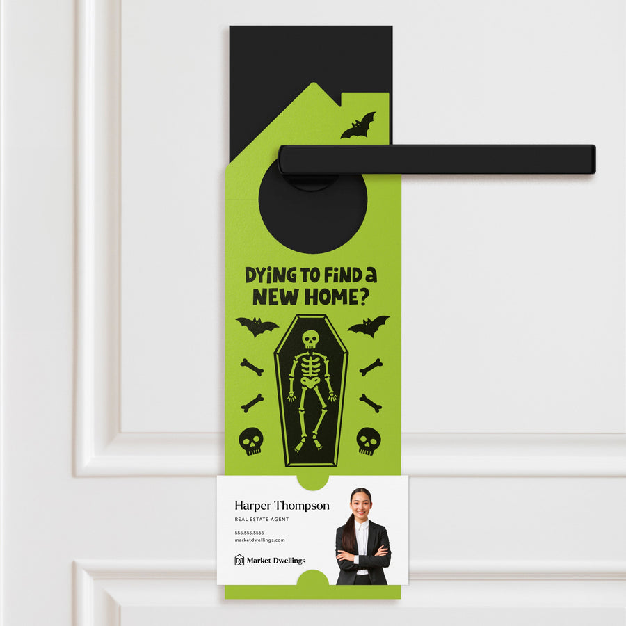 Dying To Find A New Home? Door Hangers Holiday Door Hanger Market Dwellings GREEN APPLE