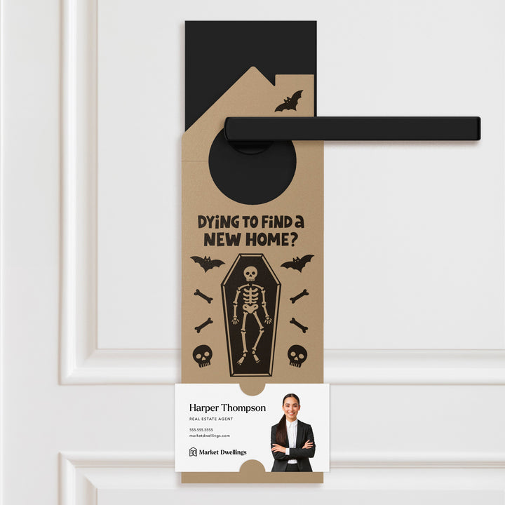 Dying To Find A New Home? Door Hangers Holiday Door Hanger Market Dwellings KRAFT