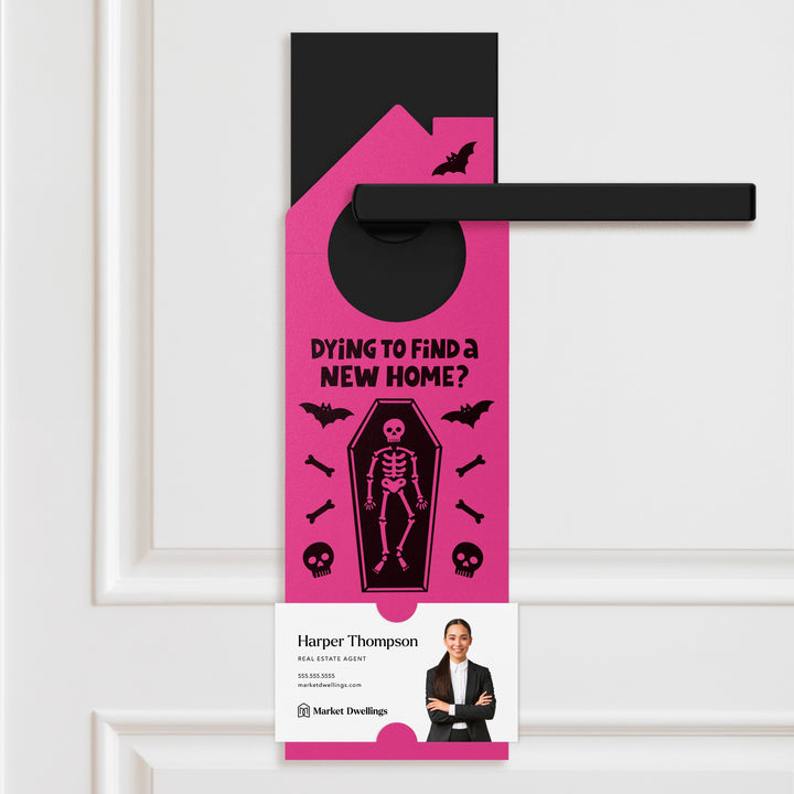 Dying To Find A New Home? Door Hangers Holiday Door Hanger Market Dwellings RAZZLE BERRY