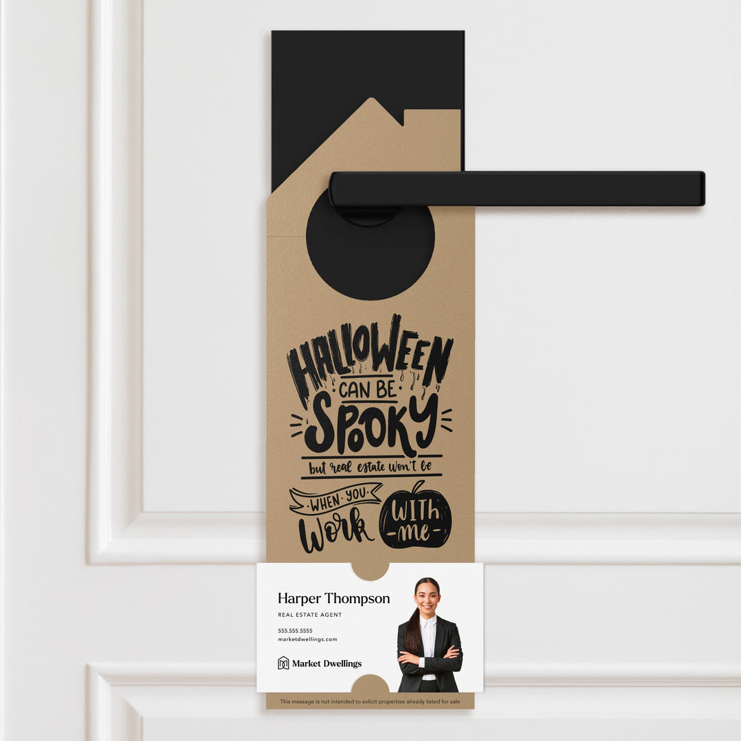 Halloween Can Be Spooky Door Hangers Holiday Door Hanger Market Dwellings KRAFT