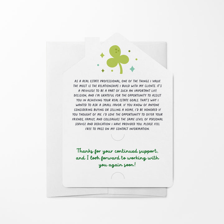 Set of Lucky To Have You & Your Referrals | St. Patrick's Day Mailers | Envelopes Included | M116-M001 Mailer Market Dwellings