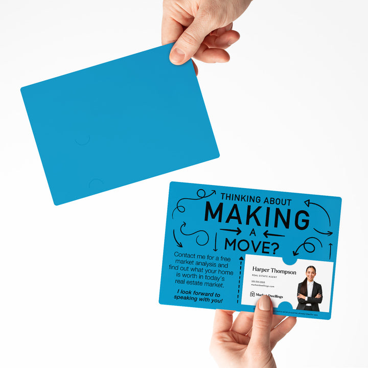 Set of Making a Move Real Estate Mailers | Envelopes Included | M13-M003 Mailer Market Dwellings