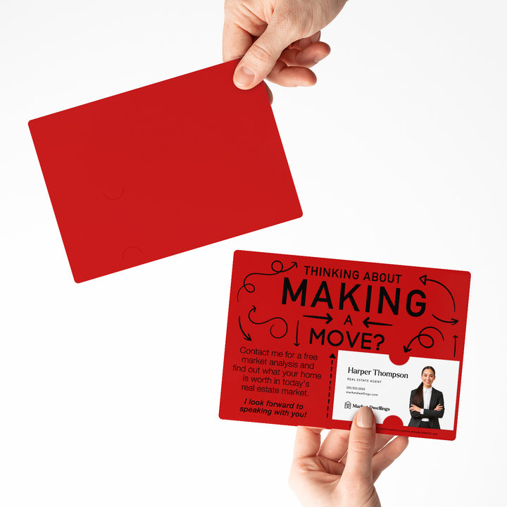 Set of Making a Move Real Estate Mailers | Envelopes Included | M13-M003 Mailer Market Dwellings