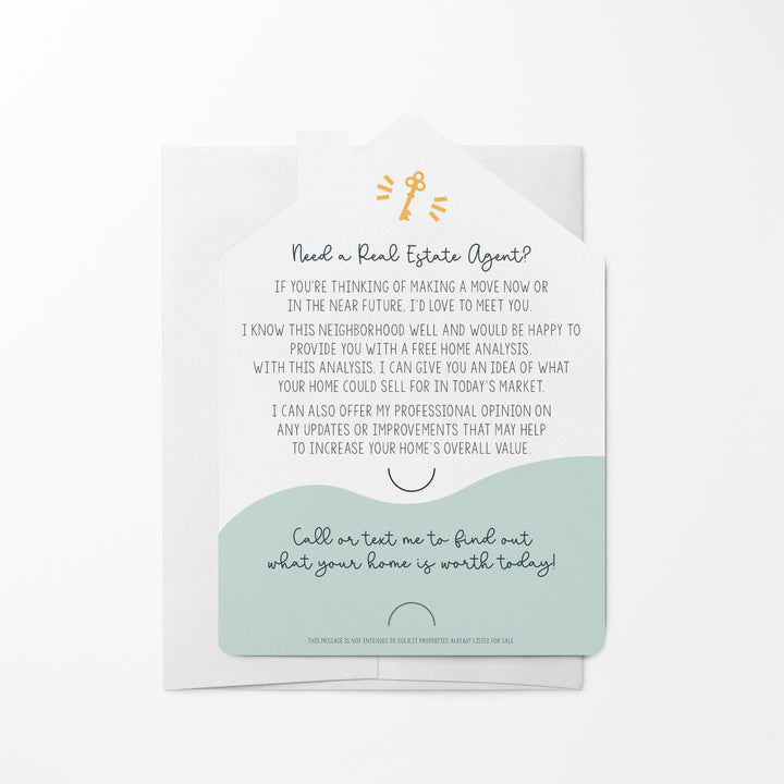 Set of I Just Sold Your Neighbor's House Real Estate Mailers | Envelopes Included | M37-M001 Mailer Market Dwellings