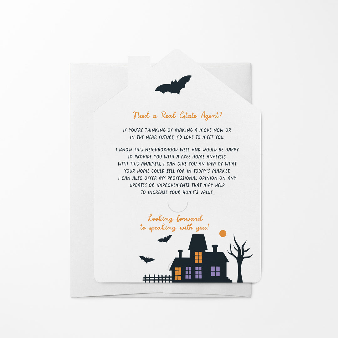 Set of It's A Boo-Tiful Time To Buy Or Sell A Home! | Halloween Mailers | Envelopes Included | M73-M001 Mailer Market Dwellings