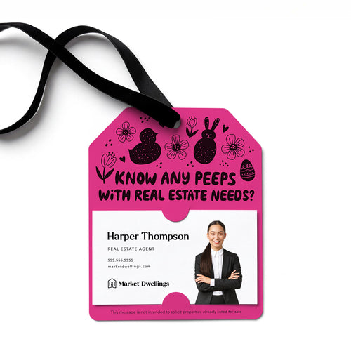 Know Any Peeps with Real Estate Needs | Gift Tags Gift Tag Market Dwellings RAZZLE BERRY 12