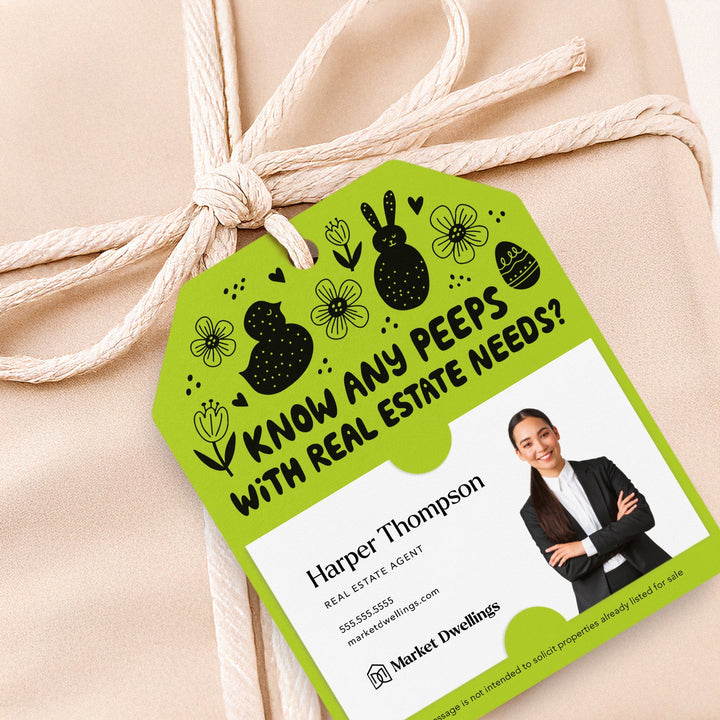Know Any Peeps with Real Estate Needs | Gift Tags Gift Tag Market Dwellings