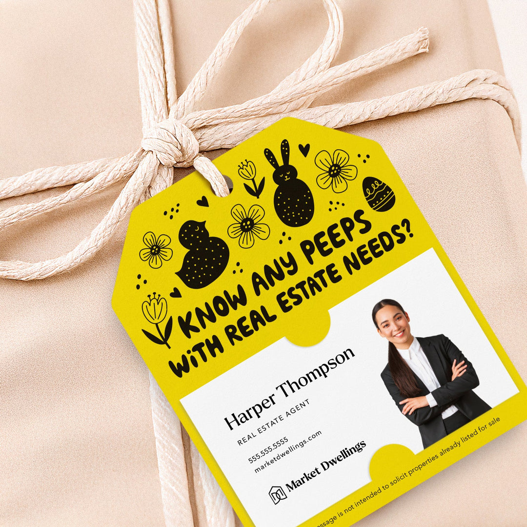 Know Any Peeps with Real Estate Needs | Gift Tags Gift Tag Market Dwellings